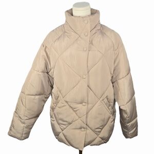 Apparis Light Beige Puffer Jacket